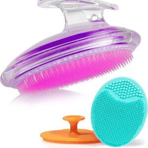 3 Pack Body and Face Exfoliating Brushes for Ingrown Hairs Treatment, Razor Bump